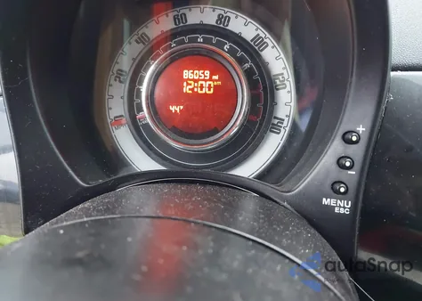 2012 Fiat 500 Pop z USA, uszkodzony, nr VIN 3C3CFFAR6CT223652